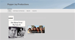 Desktop Screenshot of pepperj.com